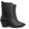 Enkellaarzen^Nubikk Liv Bootie Black Leather