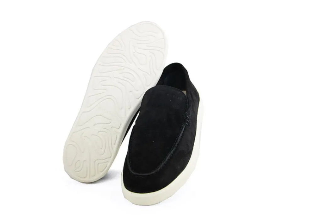 Loafers / Instappers^Nubikk Loafers Joro Mio Black Suede