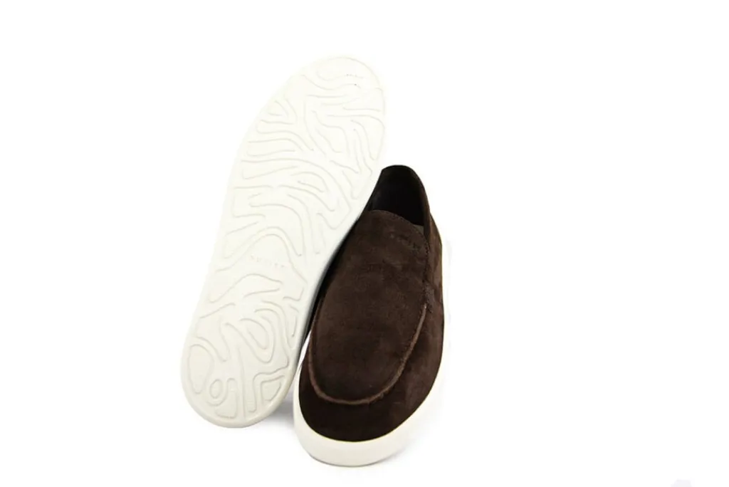 Loafers / Instappers^Nubikk Loafers Joro Mio Dark Brown Suede