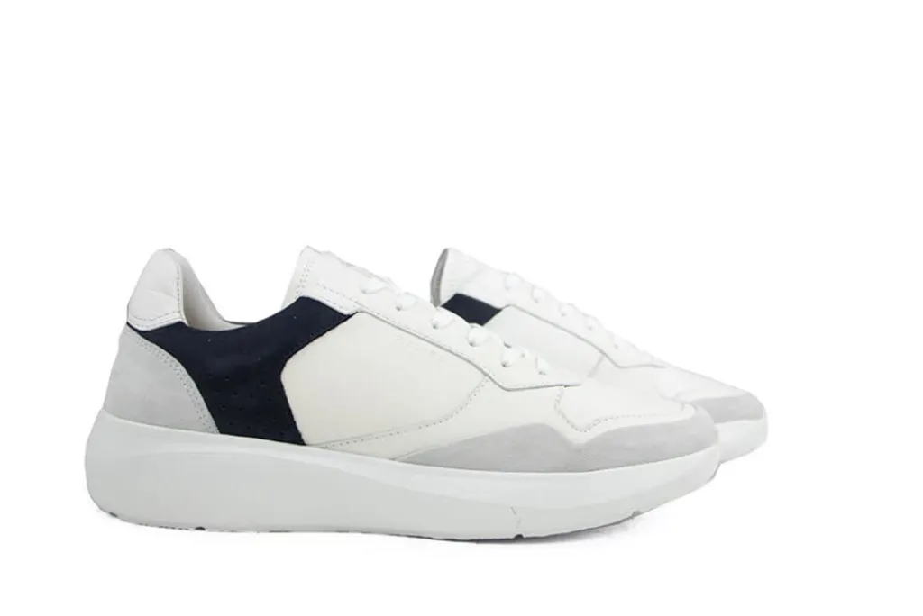 Sneakers^Nubikk Rocky Road Wave White Leather Navy
