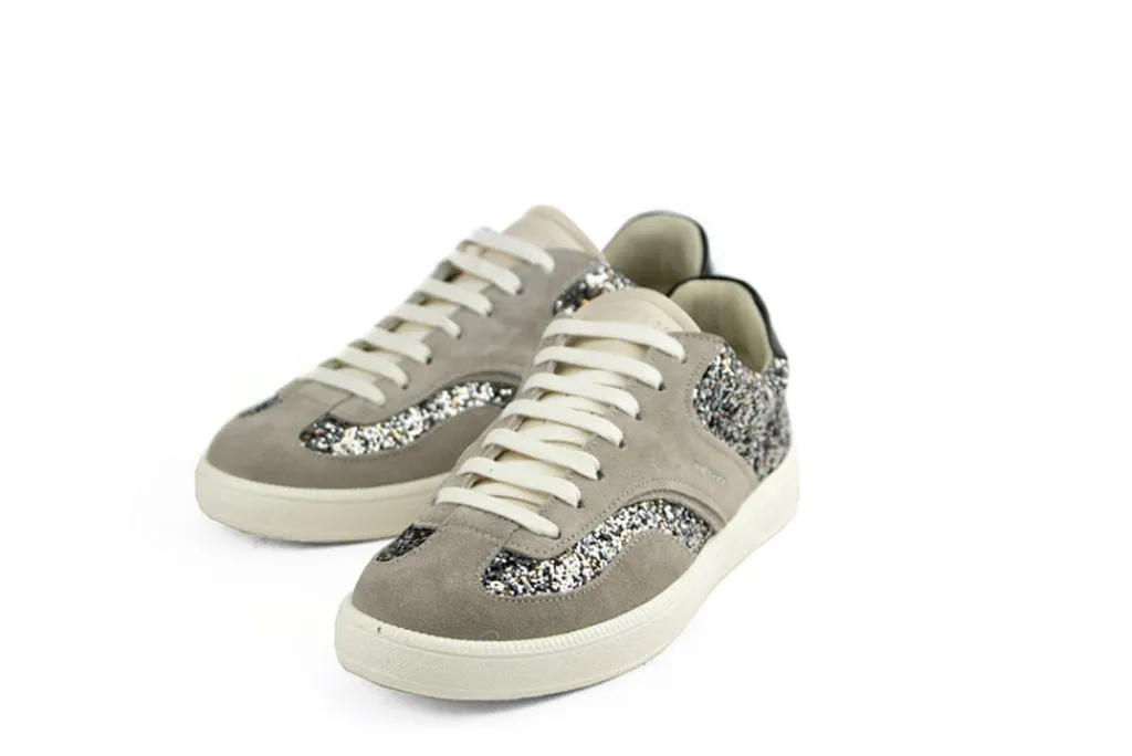 Sneakers^Nubikk Sneakers Ray Owen Mist Suede Glitter