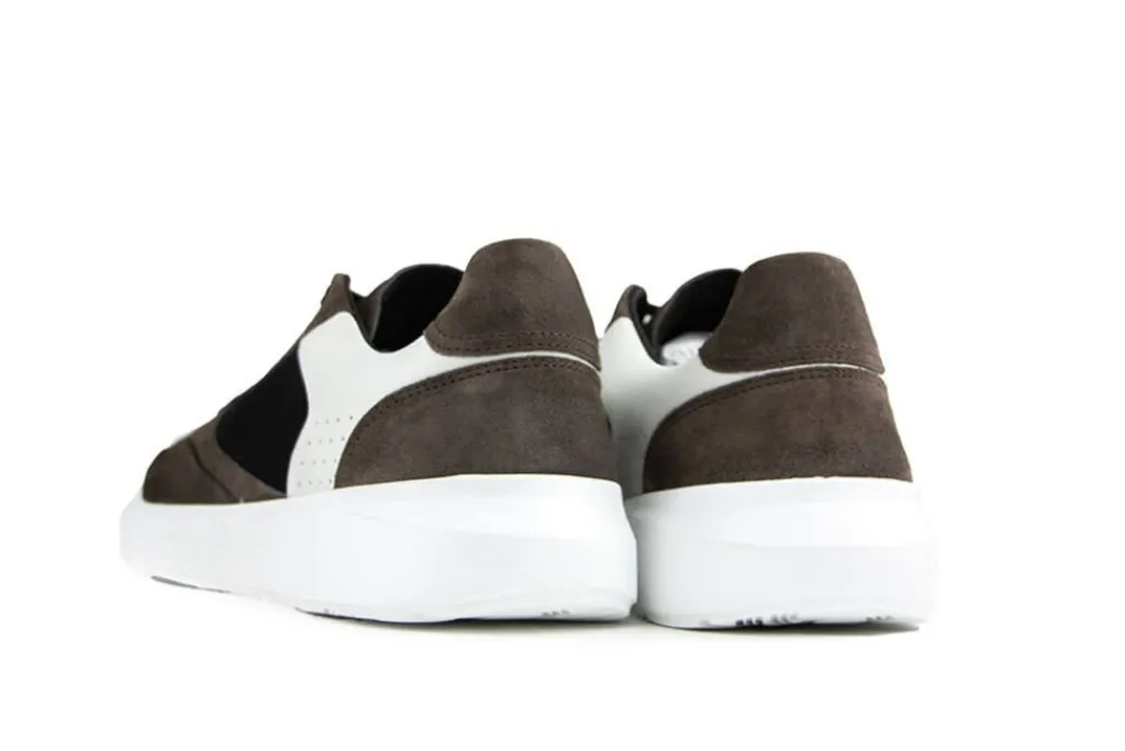 Sneakers^Nubikk Sneakers Rocky Road Wave Dark Grey Suede Black