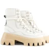Veterboots En Bikerboots^Nubikk Veterboots Beige Flore Montagne Ice Coffee