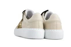 Sneakers^Nubikk Vince Wing K Beige Combi Glitter Gold