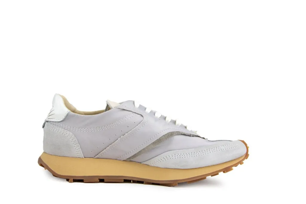 Sneakers^Nubikk Zora Mae Light Grey Leather Multicolor