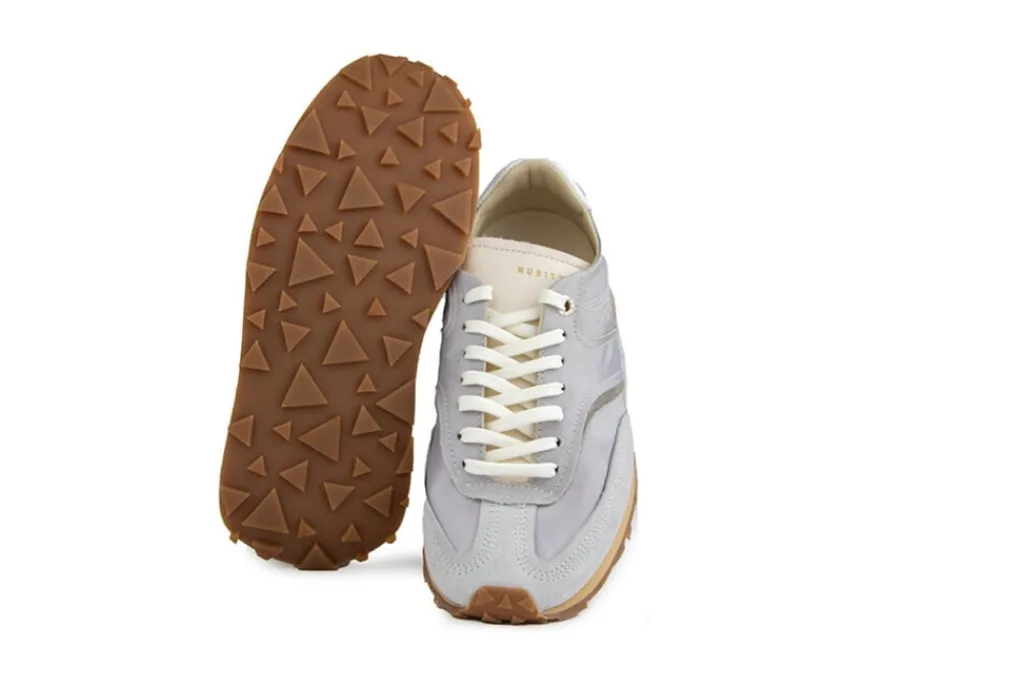 Sneakers^Nubikk Zora Mae Light Grey Leather Multicolor