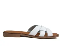 Slippers | Sandalen En Slippers^O MY Sandals Slipper Vaqueta Blanco White