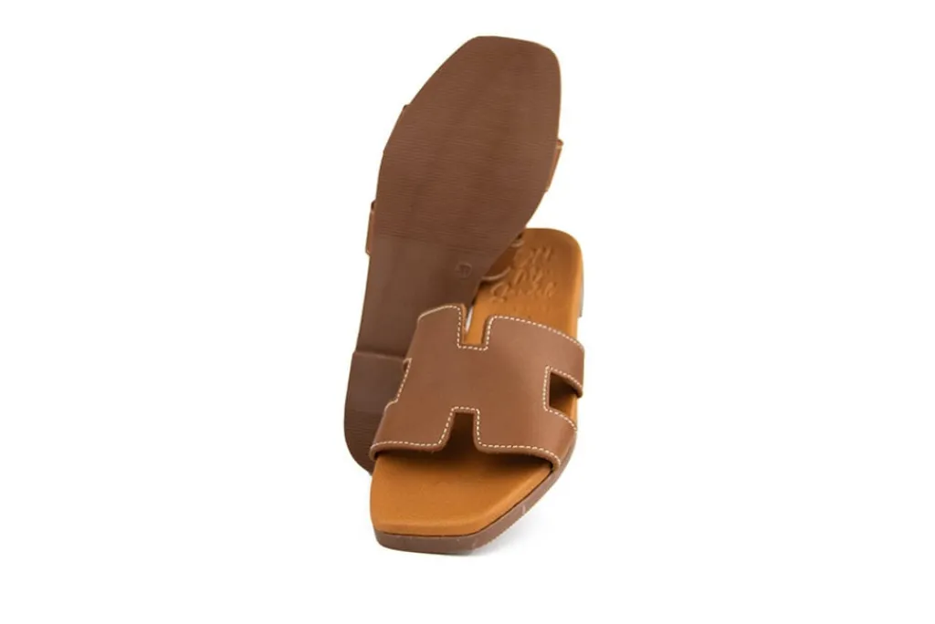 Slippers | Sandalen En Slippers^O MY Sandals Slipper Vaqueta Roble