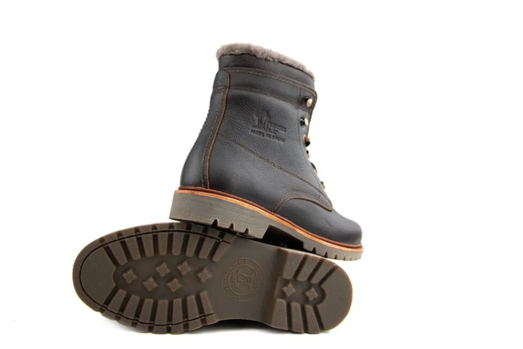 Veterboots En Bikerboot^Panama Jack Panama 03 Aviator Igloo C13 Napa Grass Castano Chestnut