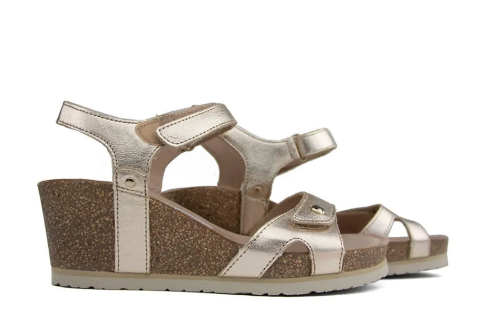Sandalen En Slippers | Sandalen^Panama Jack Sandaal Julia B3 Oro Gold