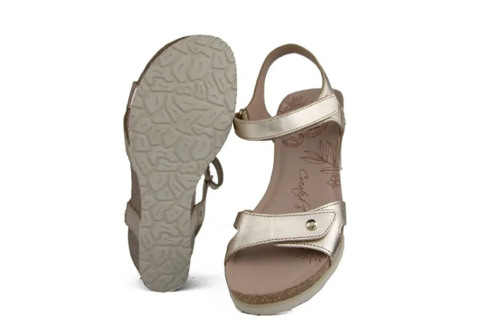 Sandalen En Slippers | Sandalen^Panama Jack Sandaal Julia B3 Oro Gold