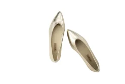 Ballerina's | Loafers / Instappers^Paul Green Ballerina Nappa Metallic Platino