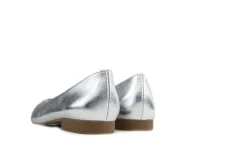 Ballerina's | Loafers / Instappers^Paul Green Ballerina Nappa Metallic Alu Silver