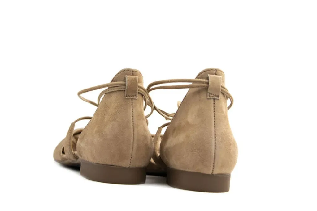 Loafers / Instappers^Paul Green Bandschoen Dakar Suede