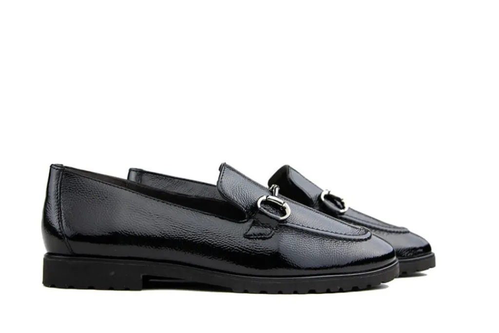 Instappers | Loafers / Instappers^Paul Green Loafer Bit Black Lack