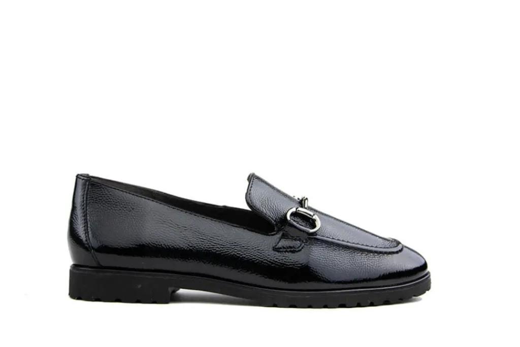 Instappers | Loafers / Instappers^Paul Green Loafer Bit Black Lack