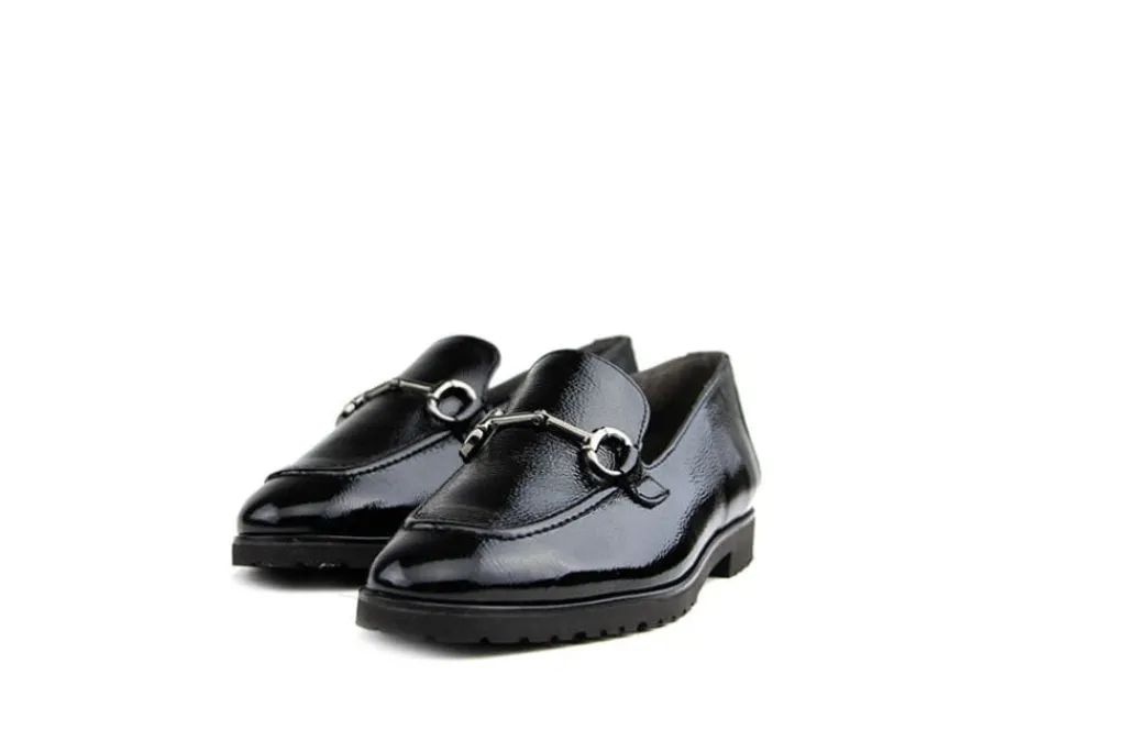 Instappers | Loafers / Instappers^Paul Green Loafer Bit Black Lack