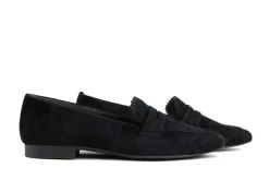 Sneakers^Paul Green Loafer Black Samtziege