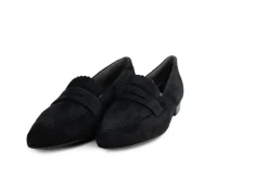 Sneakers^Paul Green Loafer Black Samtziege