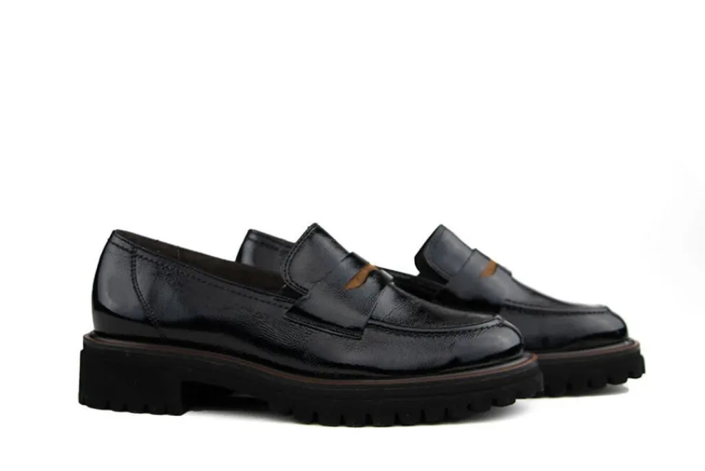 Loafers / Instappers^Paul Green Loafer Black Toffee