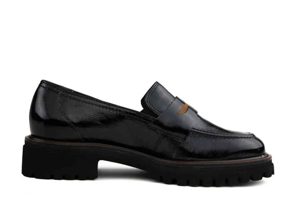 Loafers / Instappers^Paul Green Loafer Black Toffee
