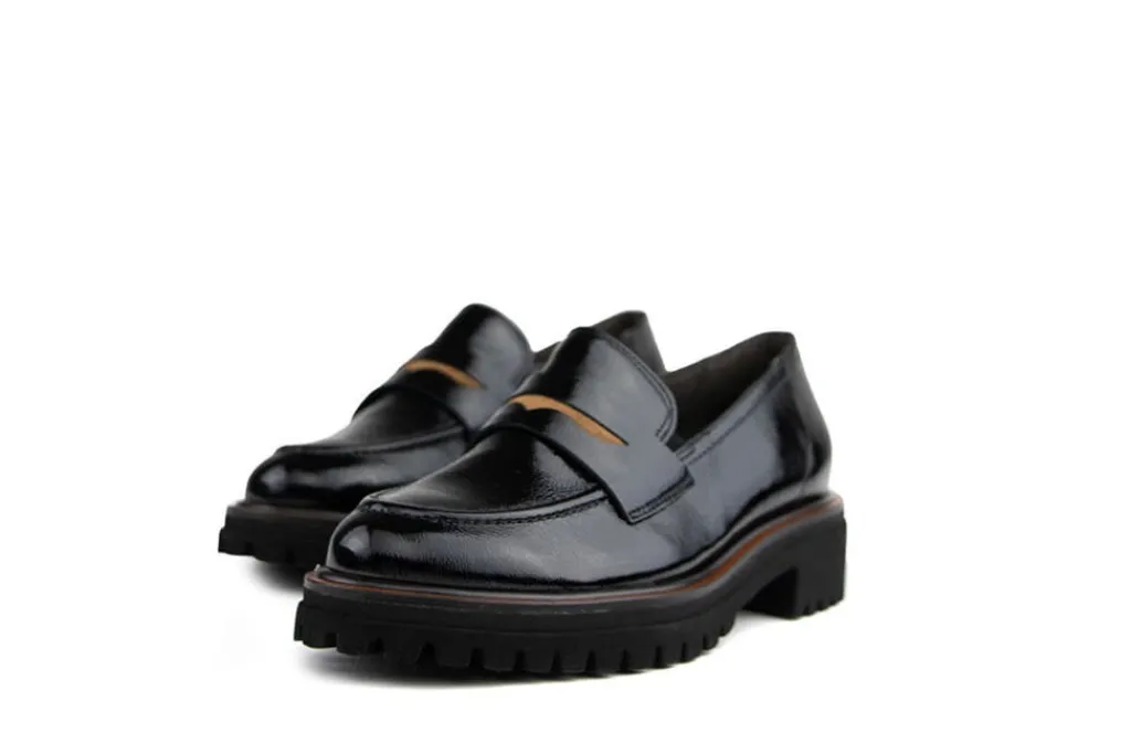Loafers / Instappers^Paul Green Loafer Black Toffee