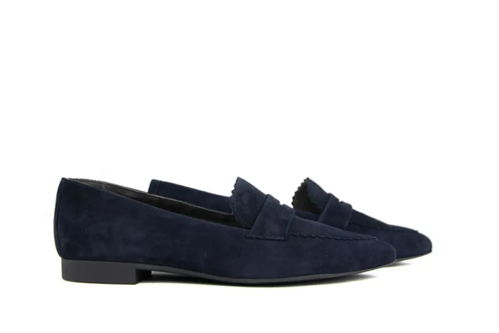 Instappers | Loafers / Instappers^Paul Green Loafer Blau Samtziege