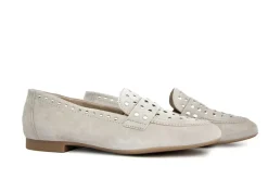 Instappers | Loafers / Instappers^Paul Green Loafer Studs Stone Samtziege