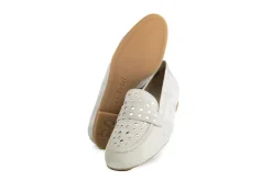Instappers | Loafers / Instappers^Paul Green Loafer Studs Stone Samtziege