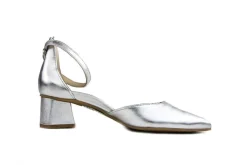 Pumps^Paul Green Pump met Band Nappa Metallic Alu