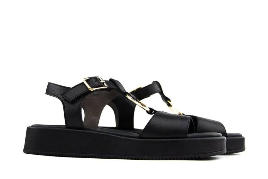 Sandalen | Sandalen En Slippers^Paul Green Sandaal Black Maincalf