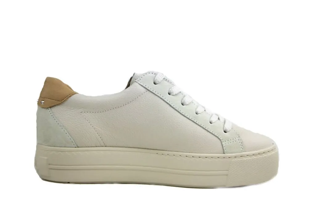 Sneakers^Paul Green Sneaker Ivory Ice Calf Suede