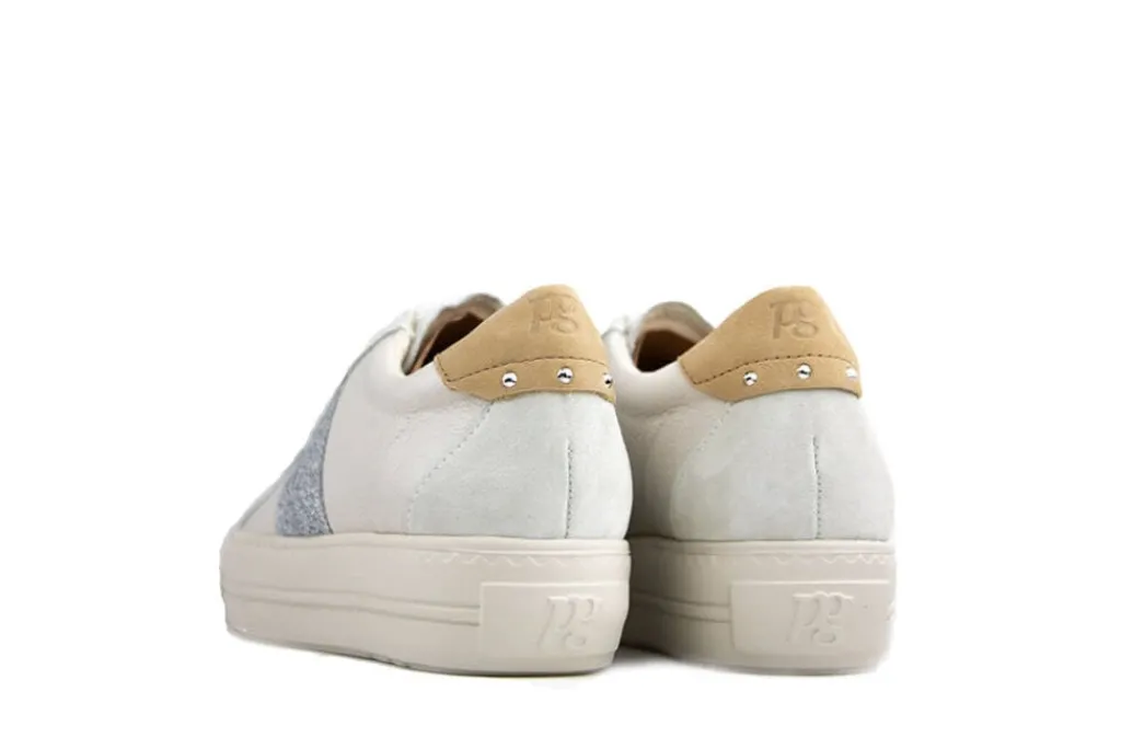 Sneakers^Paul Green Sneaker Ivory Ice Calf Suede