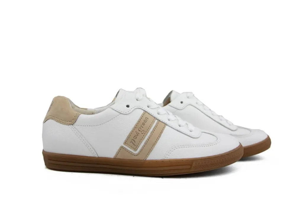 Sneakers^Paul Green Sneaker White Sabbia