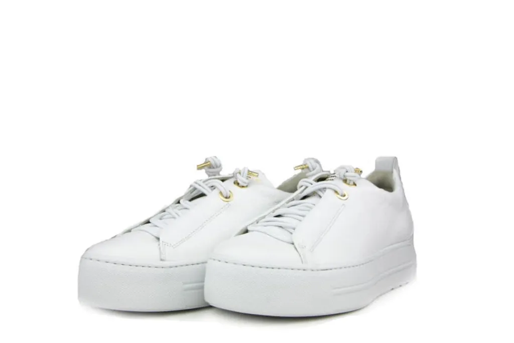 Sneakers^Paul Green Sneaker White Gold Maincalf