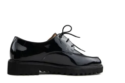Veterschoenen^Paul Green Veter Softlack Schwarz