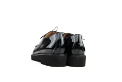 Veterschoenen^Paul Green Veter Softlack Schwarz