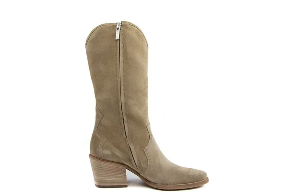 Laarzen^Paul Green Western Laarzen Soft Suede Grain