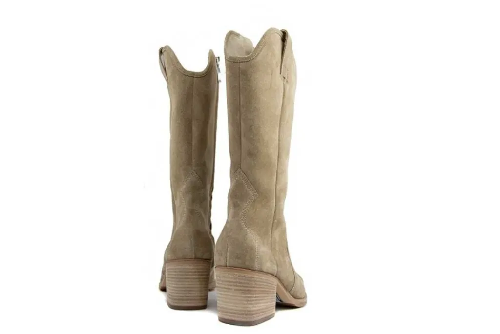 Laarzen^Paul Green Western Laarzen Soft Suede Grain