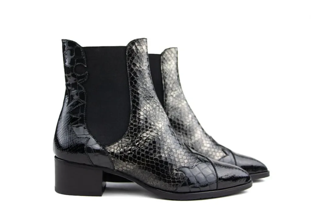 Chelsea Boots^Pertini Chelsea Boots Black Antracita Olympic