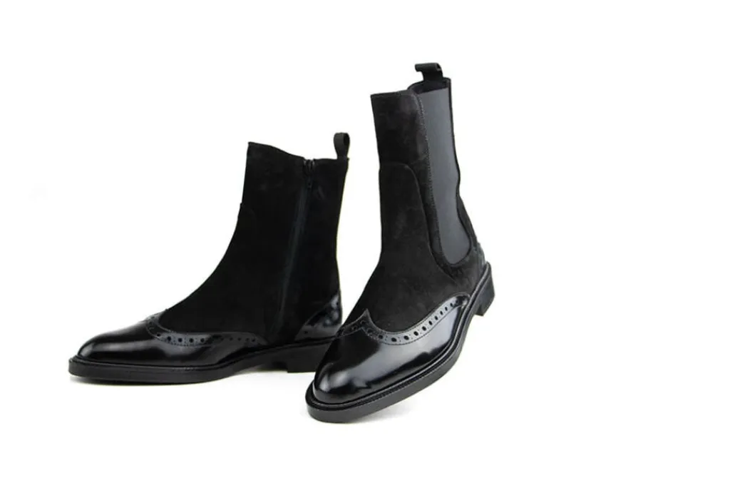 Chelsea Boots^Pertini Chelsea Boots Black Pulido Faraon