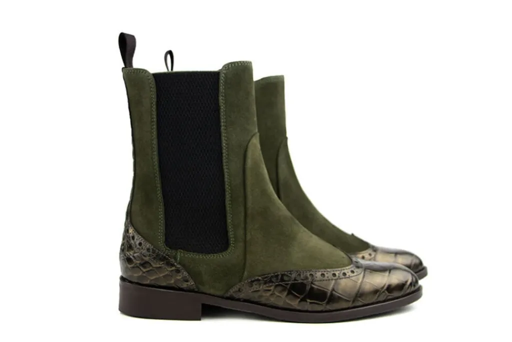 Chelsea Boots^Pertini Chelsea Boots Bronzo Mimetico