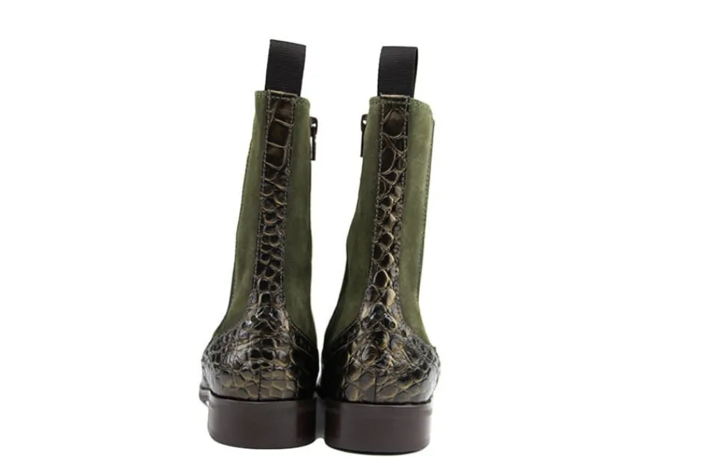 Chelsea Boots^Pertini Chelsea Boots Bronzo Mimetico