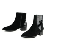 Enkellaarzen^Pertini Enkellaars Mimo Black Robin