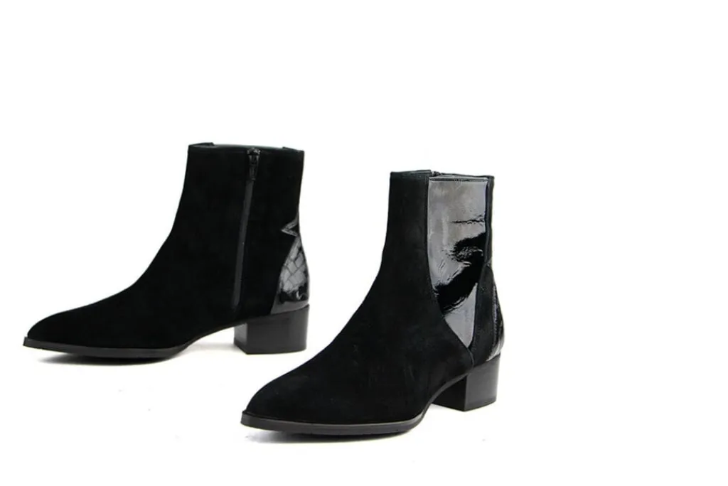 Enkellaarzen^Pertini Enkellaars Mimo Black Robin