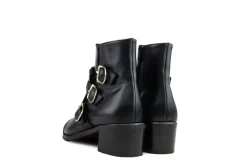 Enkellaarzen^Pertini Enkellaars Studs Cesar Black
