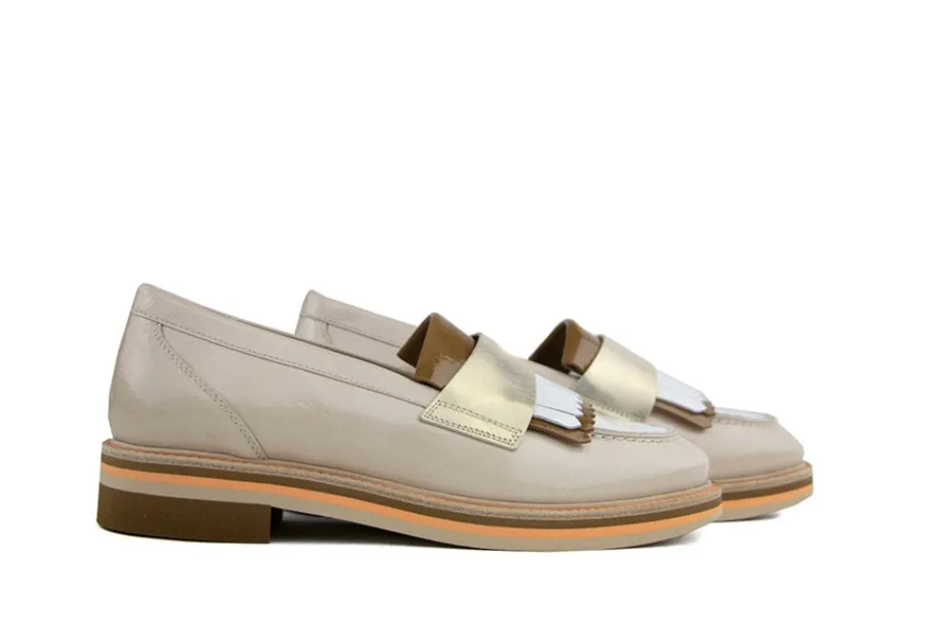 Instappers | Loafers / Instappers^Pertini Loafer Klep Robin Arce White