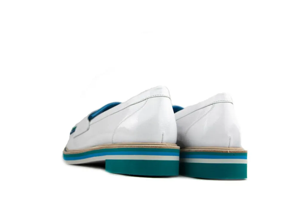 Instappers | Loafers / Instappers^Pertini Loafer Klep Robin White