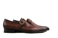 Gespschoenen | Nette Schoenen^Pigato Gespschoenen Cognac Jacinto