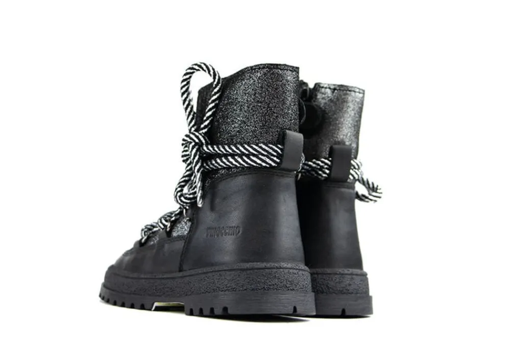 Laarzen^Pinocchio Boot Dark Silver
